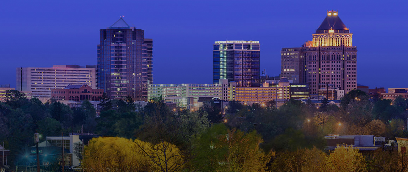 Greensboro City in North Carolina